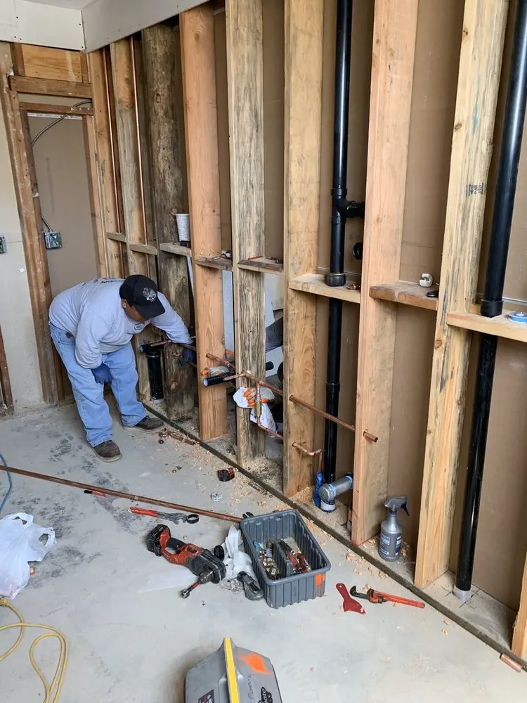 Commercial rough-in plumbing for Commercial Plumbing in North Central Thousand Oaks